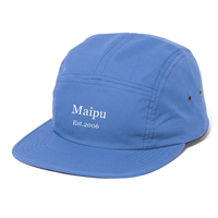 Casquette de camping à 5 panneaux, casquette snapback en nylon à visière plate avec logo brodé personnalisé, chapeau de campingur respirant et à séchage rapide pour l'extérieur