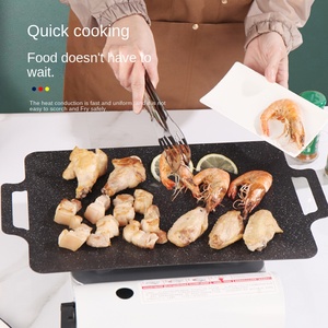 Ménage Maifan <span class=keywords><strong>pierre</strong></span> antiadhésive non toxique moderne <span class=keywords><strong>plaque</strong></span> de gril extérieur Teppanyaki Camping <span class=keywords><strong>Barbecue</strong></span> <span class=keywords><strong>plaque</strong></span> carrée de style coré<span class=keywords><strong>en</strong></span> - Product Image 4