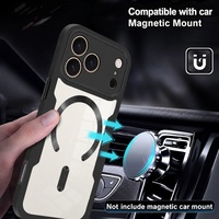 C0225 Anti-rayures Transparent Magnétique 360° °   Coque de téléphone intégrale pour iPhone 17 Air 16 15 14 13 12 11 18 Pro Max