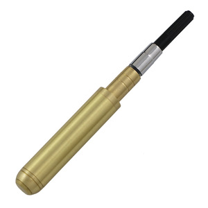 Bricolage <span class=keywords><strong>auto</strong></span>-assemblage acrylique deerlet bois tournant élégant bricolage à la main pièces de stylo accessoires kits de stylo en laiton massif pour le travail du bois - Product Image 3