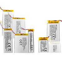 Baterai Lithium Polymer Isi Ulang Bersertifikasi CB, Dapat Disesuaikan, 801350 304355 382774 500mAh 750mAh 3.7V Lipo untuk Perangkat yang Dapat Dipakai
