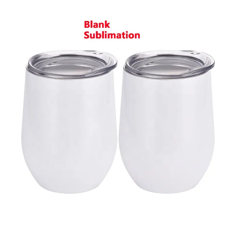 12 unzen 350ml leere sublimation ei tumbler doppel wand 18/8 edelstahl sublimation ei tumbler 350ml