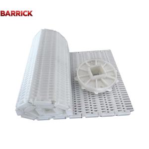 Barrick <span class=keywords><strong>400</strong></span> vierkante grid transportband, modulaire kunststof transportband, vlakke mesh PP transportband voor vleesverwerking - Product Image 6