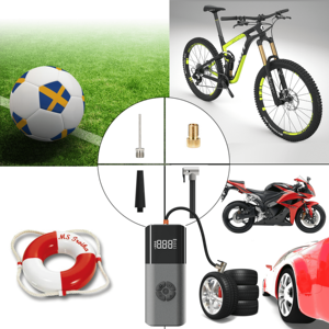Inflador de neumáticos para coche, Mini bomba de aire portátil, para bicicleta, coche, motocicleta, baloncesto, novedad - Product Image 5