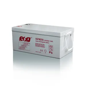 ESG 12V 230ah 240ah 250AH260ahディープサイクルジェルストレージメンテナンスフリーバルブソーラー充電式鉛蓄電池