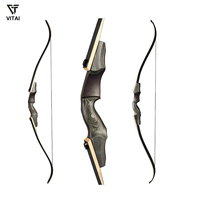 Ensemble d'arc recurve démontable de 60 pouces, kit complet de tir à l'arc avec flèches, cible en papier, protège-bras, sac de rangement