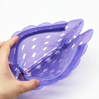 Pochette cosmétique transparente en PVC, trousse de maquillage en gelée, sac de voyage étanche, organiseur de voyage, étui de rangement transparent mignon