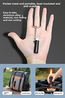 Encendedor de Seguridad Portátil Resistente al Viento para Exteriores, Modelo DA005, Mini, con Puerto Tipo C para Teléfono Móvil y Encendedor de Cigarrillos para Auto