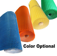 Membrane de Désolidarisation Rouge pour Carrelage, Sous-couche Imperméable Anti-Fissuration pour l'Installation de Carrelage Céramique