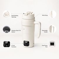 Bouteille Agitateur Magnétique, Bouilloire Électrique Portable avec Batterie, Tasse de Voyage, Mini Tasse Personnalisée en Acier Inoxydable Nespresso pour l'Arabie Saoudite