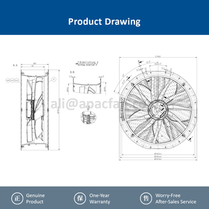 ZIEHL-ABEGG ZN091-ZIL.GL.V5P1 180681 Solución de Ventilación Inteligente de Bajo Consumo con Bola de Plástico para Enfriamiento de Racks de Servidores en Salas de TI - Product Image 5