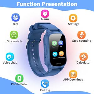 Reloj inteligente 4G <span class=keywords><strong>para</strong></span> niños C30 GPS y LPS Tarjeta SIM 4G Juegos de música Videollamadas Aplicaciones gratuitas Relojes inteligentes <span class=keywords><strong>para</strong></span> niños Niñas Niños - Product Image 6