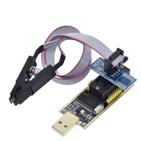 Module programmeur USB CH341A CH341B pour EEPROM Flash BIOS séries 24 25, avec pince de test SOIC8 SOP8 pour EEPROM 93CXX / 25CXX / 24CXX