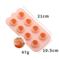 Vente chaude boisson d'été polyvalent gelée congélateur silicone chocolat 3D bricolage crème glacée grille de glace