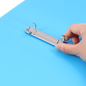 Reliure à anneaux FOSKA, grande capacité, couleurs unies, en PP transparent, pour documents scolaires et dossiers de contrats - Product Image 4