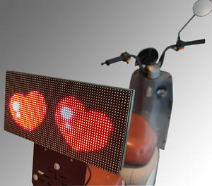 Pantalla LED para Motocicleta, Caja Superior, Respaldo, Publicidad Móvil para Scooter Eléctrico, Pantalla LED Universal Versátil para Motocicleta - Product Image 2