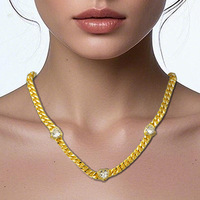 Nouveau collier en zircon tendance, style français haut de gamme, combinaison exquise, style 2026, approvisionnement direct d'usine