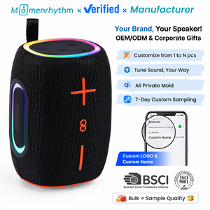 Nouvelle arrivée, haut-parleur Bluetooth portable K19, OEM ODM, logo personnalisé, rechargeable, stéréo RGB sans fil, promotion d'entreprise, audio - Product Image 1