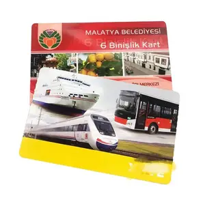 Toptan RFID HF kartı özel tek kullanımlık tren/otobüs kağıt bilet ulaşım için MI FARE Utl1