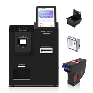 Kiosque de restauration rapide en libre-service avec lecteur de codes-barres, accepte les pièces et les billets, distribue le change, accepte les paiements par code QR pour les restaurants en libre-service - Product Image 5