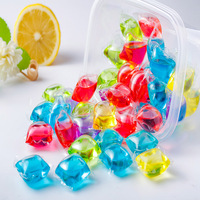 Capsules de lessive solides blanchissantes pour un nettoyage en profondeur, détergent Oxi jetable pour salle de bain à bas prix