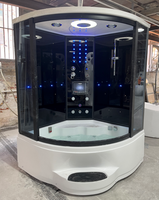 Cabine de douche vapeur multifonction avec baignoire massante et générateur de vapeur pour salle de bain