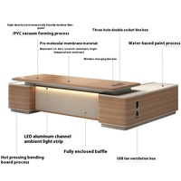 Schreibtisch Table de bureau de direction moderne boss Mobilier de bureau boss Desk Ceo Desk Table de luxe pour le bureau
