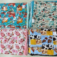 Couverture pour enfants en bambou Zhengshi, divers motifs de dessins animés, confortable, vente en gros, couette en bambou, couverture pour bébé, super douce