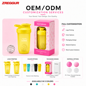 Botellas Mezcladoras de Proteína PP de 300ml al por Mayor, Vaso Mezclador Portátil <span class=keywords><strong>Mini</strong></span> con Escala Transparente, Impresión Personalizada, Reutilizables, Fáciles de Limpiar, Deportivas - Product Image 6
