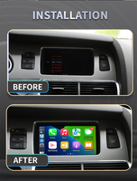 Lecteur multimédia de voiture sans fil 7 pouces CarPlay, adaptateur CarPlay Android Auto Linux pour Audi A6 Q7 C6 2005-2016