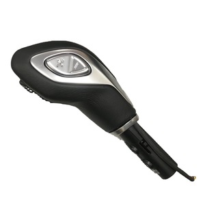 Palanca de cambios electrónica para coche Ford, de cuero y plástico plateado, resistente al óxido, para Kuga, Mondeo, Fiesta - Product Image 1