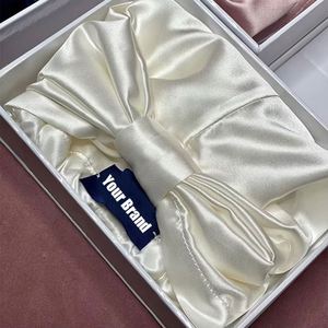 Wholesale 6A Grade Mulberry Silk <b>Bonnet</b> Cap <b>for</b> <b>Hair</b> Protection Customization Sleep Set - Product Image 3