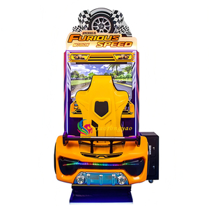 Simulateur de jeu d'arcade à écran de 55 pouces, jeu de course automobile pour 1 à 2 joueurs, machine de jeu pour centres d'amusement, vente flash - Product Image 1