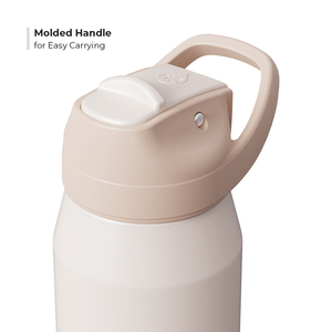 Đôi Tường Nhiệt Thép Không Gỉ Mát Uống Cách Nhiệt Chai Nước Chạy Bình Với Rơm Và Xử Lý - Product Image 3