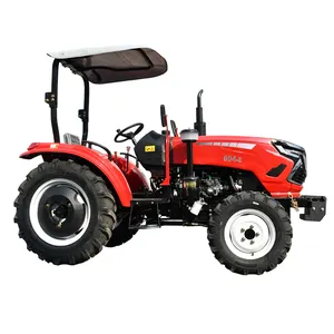 Tipe baru empat roda multi-fungsi empat roda pertanian diesel trench menggali dan membuat traktor