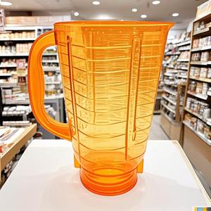 Jarra de Plástico Cuadrada de 1.25L <span class=keywords><strong>para</strong></span> Licuadoras <span class=keywords><strong>Oster</strong></span>, Piezas de Repuesto Suministradas por la Fábrica, Colores Personalizados, <span class=keywords><strong>para</strong></span> Licuados, Jugos y Smoothies - Product Image 3