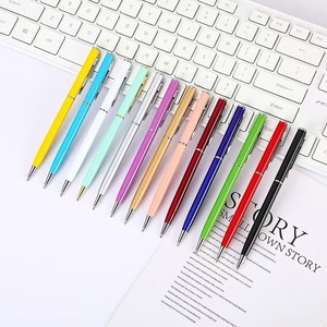 Stylo bille rotatif en métal haut de gamme, gravure laser personnalisée, encre à l'huile, stylo signature pour promotion d'entreprise - Product Image 4