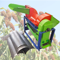 Machines agricoles pour le désherbage et le battage du maïs et des paquets, mini batteuse à courroie