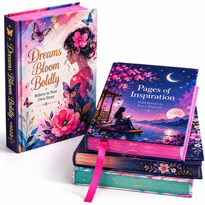 Libro de Edición Especial de Tapa Dura Personalizado de Alta Gama con Bordes Dorados, Novela, Libro de Poesía, Bordes Pintados a Todo Color - Product Image 1