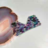Masque en pierre de quartz rose améthyste jade pas cher en gros Masque pour les yeux en cristal Masque facial en fluorite personnalisé Outil de massage rafraîchissant pour la peau