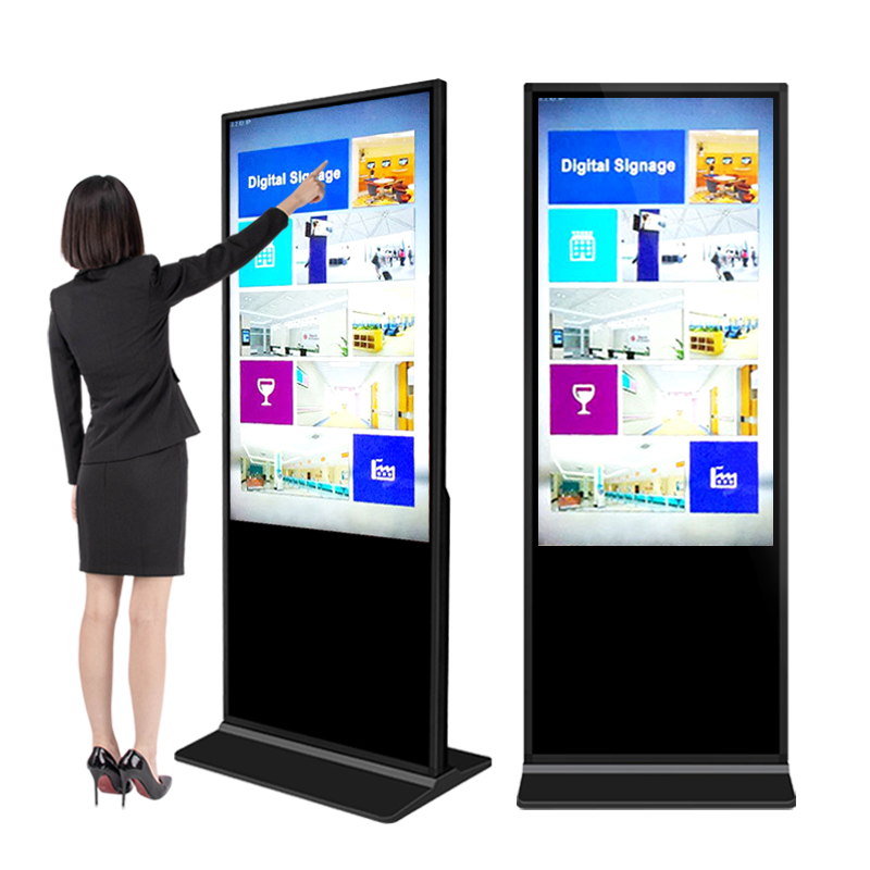 Напольная подставка 55 дюймов 4k android indoor digital signage видео настенное рекламное игровое оборудование