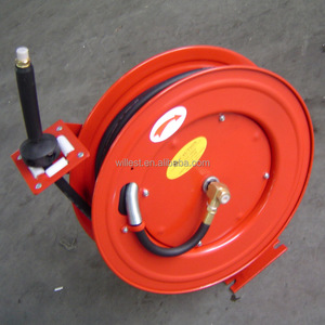 Soporte de Pared para Almacenamiento de Mangueras WILLEST, Enrollador de <span class=keywords><strong>Manguera</strong></span> de Acero con Resorte de 3/8"x20m, HRO4003-R3/8", Enrollador de <span class=keywords><strong>Manguera</strong></span> de Aire Retráctil - Product Image 5