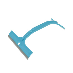 Grattoir à glace en plastique PP bleu ciel réversible, outil de déneigement pour voiture - Product Image 1