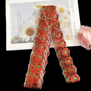 Adorno de encajes africanos para ropa, bordado de lentejuelas de 5cm de ancho, gran oferta - Product Image 2