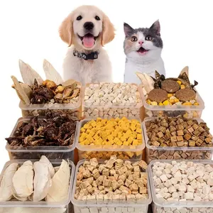 Bulk Wholesale Freeze Dried Beef Liver Cubes Dehydrated Dog Training Treats Freeze Dried Dog Treats