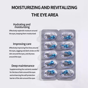 Capsules de sérum pour les yeux, 10 pièces, anti-âge, pour les cernes, les pattes d'oie, les yeux secs, relaxation des yeux - Product Image 2