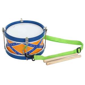 Juguete de madera de educación temprana profesional, instrumentos musicales de percusión para niños, tambor de marcha con cinturón <span class=keywords><strong>Orff</strong></span> - Product Image 2