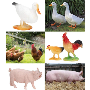 Jouets d'<span class=keywords><strong>animaux</strong></span> de <span class=keywords><strong>ferme</strong></span> en plastique de grande taille en gros, ensemble de jeu de simulation réaliste pour enfants, figurines d'<span class=keywords><strong>animaux</strong></span> en jouet - Product Image 6