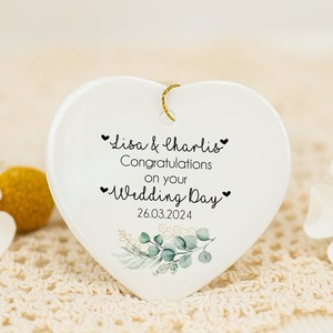 จี้เซรามิกสำหรับตกแต่งต้นคริสต์มาสของที่ระลึกแขวนชิ้นเดียวตามสั่ง - Product Image 6