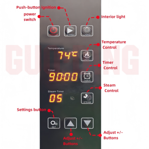 10托盘商业餐厅打样烤箱中国批发对流烤箱 - Product Image 6